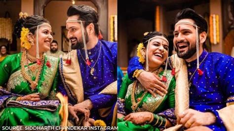 siddharth chandekar wife|Siddharth Chandekar shares glimpses of wedding with wife Mitali; .